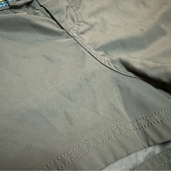 Y2K Roxy Green Rainbow Stitch Board Shorts Junior’s Size 7 - Picture 4 of 8